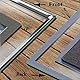Dokumentrahmen aus Glas DIN A4 Glasbilderrahmen 21x29,7 cm für Urkunde und Zertifikate