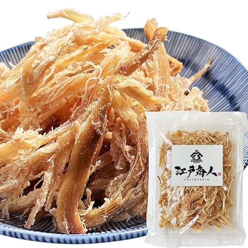 江戸商人 皮付き さきいか 205g×1袋 業務用 おつまみ お取り寄せ 晩酌 珍味 乾き物 江戸商人印