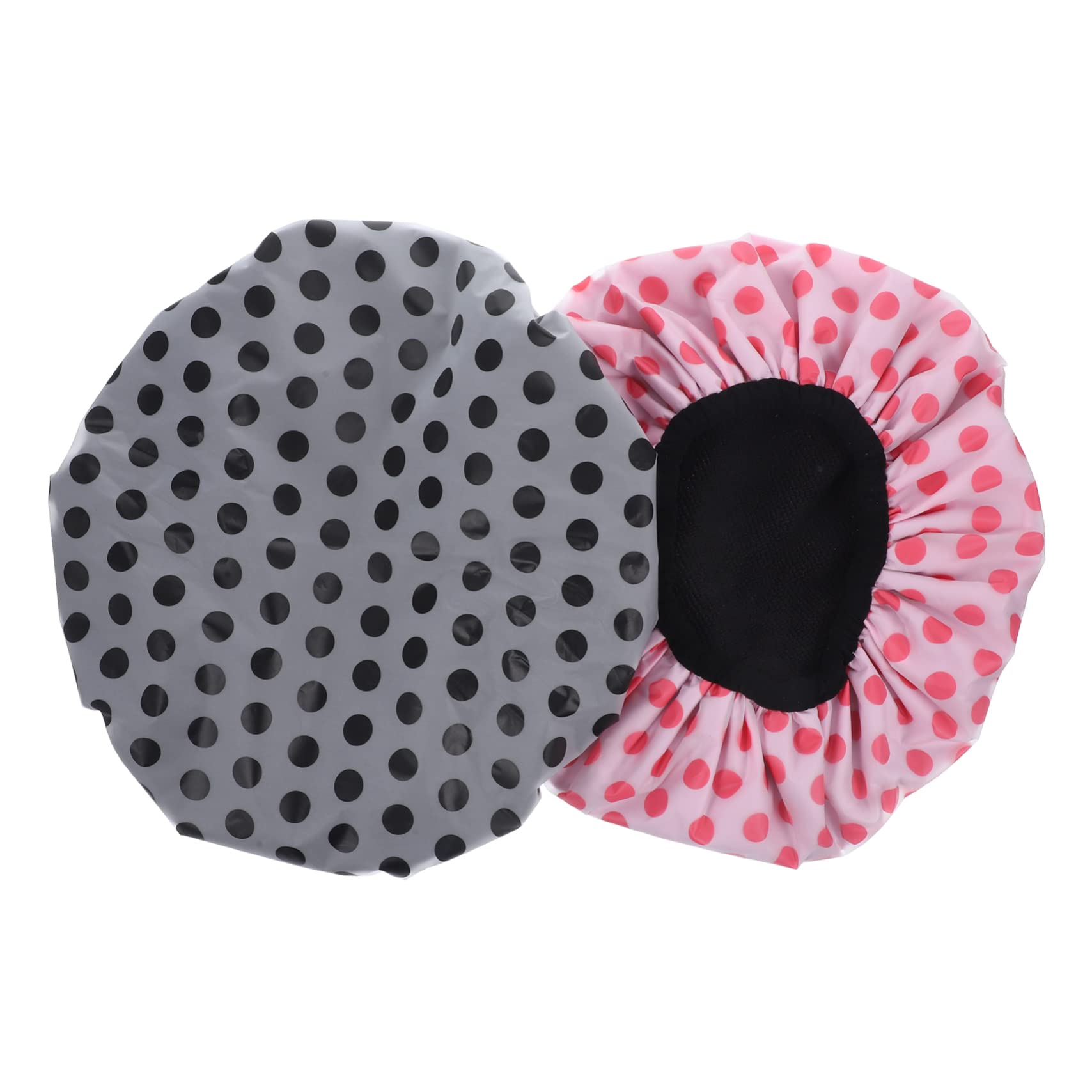 Angoily 3 Set di Cuffie in Raso per Dormire Comode Cuffie da Cuffie da Bagno a Doppio Traspiranti per Ricci 2 Pezzi * 3