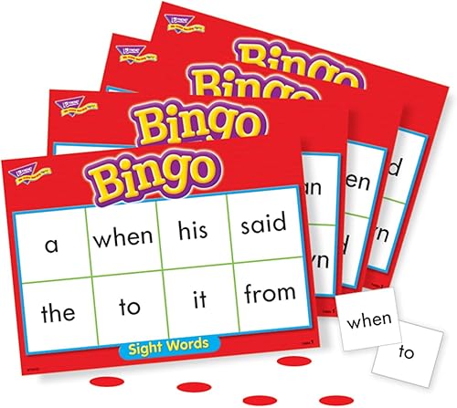 Miniatura 4 de Trend Juego de bingo para jóvenes aprendices palabras visuales t6064