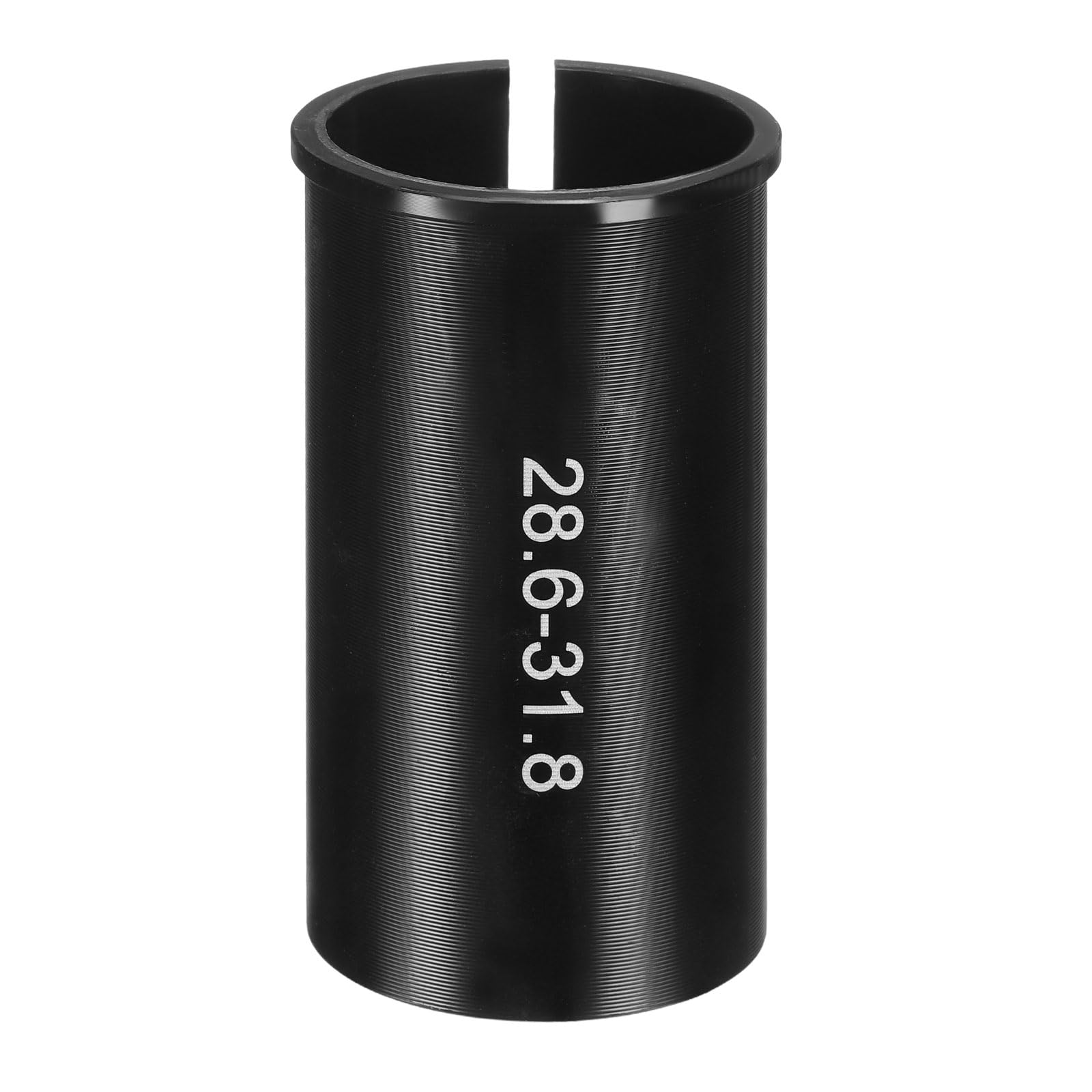 sourcing map Alloy Bike Seat Post Reducer Shim 28.6mm to 31.8mm 60mm Length Aluminum Bicycle Reducing Sleeve Conversion Seat Post Tube Adapter for Mountain Bike Road Bike City Bike