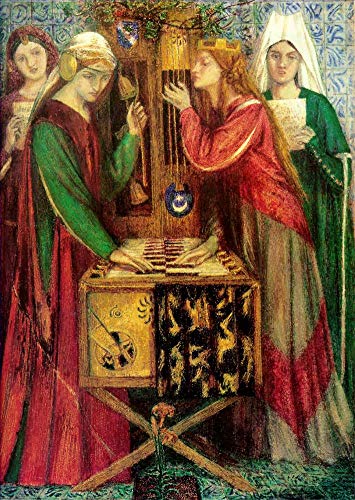 Trois peintures d'art célèbres Dante Gabriel Rossetti pour décorer un salon chaleureux