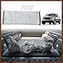 Muslogy for Maverick Cargo Mesh Net Accessories,Stretchable Trunk Organizer Cargo Net Elastic Mesh Bed Net with Hooks Compatible with Ford Maverick XL XLT 2021 2022