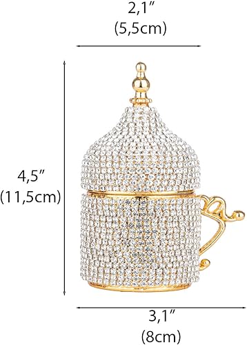 Miniatura 3 de Alisveristime Juego de tazas de café turco, auténtico café turco griego árabe con platillo (mejora tu experiencia de café ahora) (1 unidad) (diseño