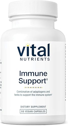 Vital Nutrients Suplemento de apoyo inmunológico a base de hierbas para el sistema inmunológico, antioxidante vegano y suplemento de inmunidad,