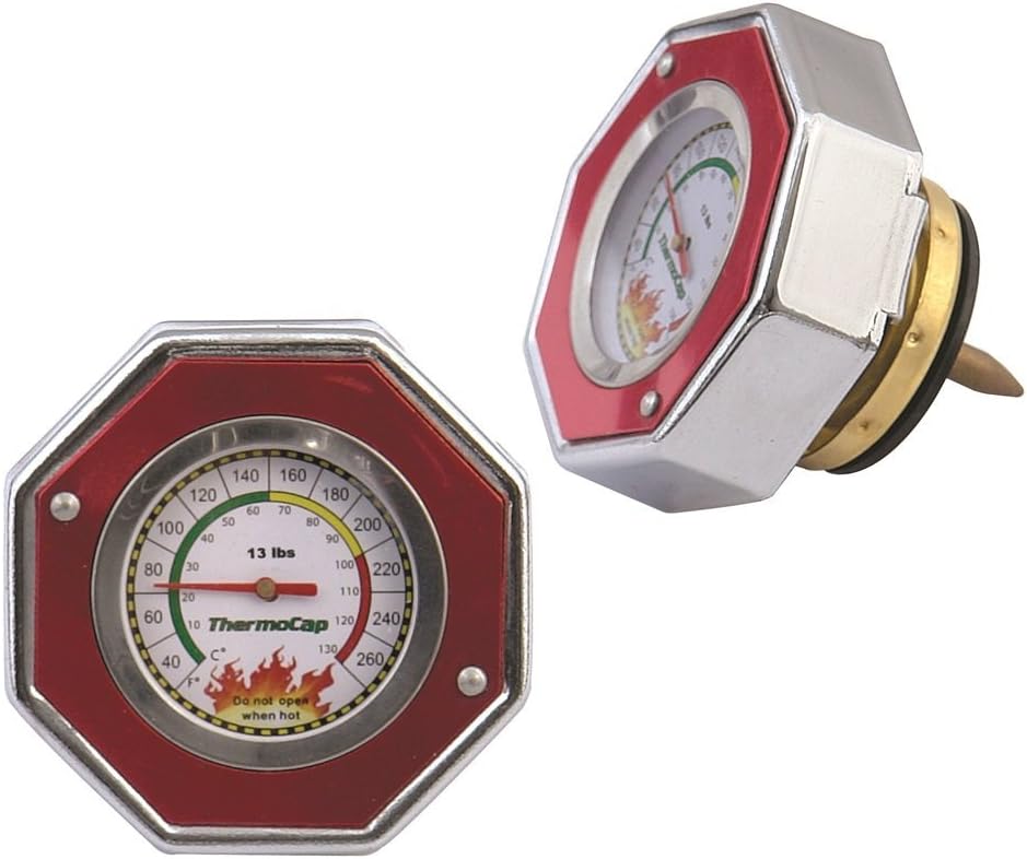 Mr. Gasket 2470R Thermocap - 13 PSI - Red