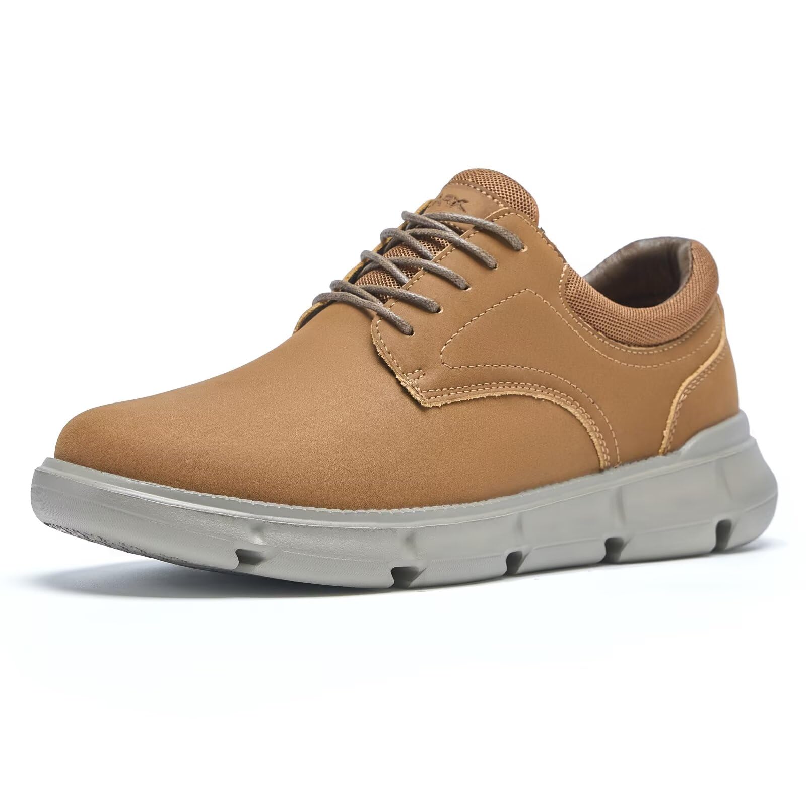 XPACS Men's Orthopedic Leather Dress Walking Shoes: Comfortable Arch Support Orthotic Plantar Fasciitis Business Casual Oxford, Flat Feet Formal