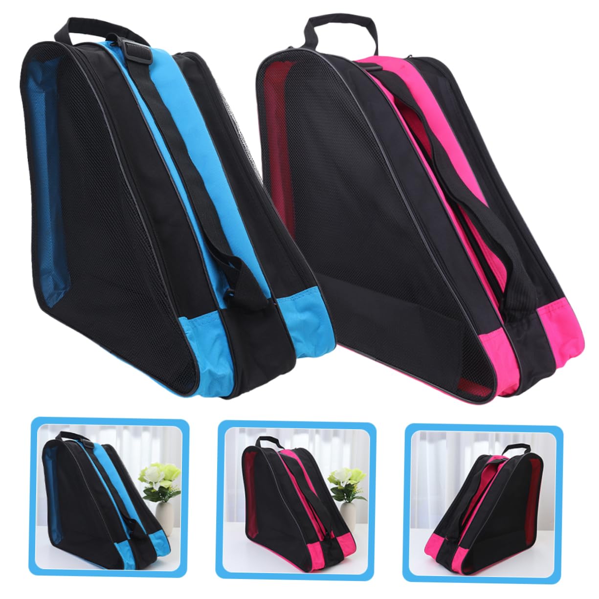 KOMBIUDA Enfants De ER Skate Conteneur De Chaussures De Patinage ER Transporteur Hockey Skate Patinage De Rangement ER À Bandoulière ER Chaussures Sacs À Main
