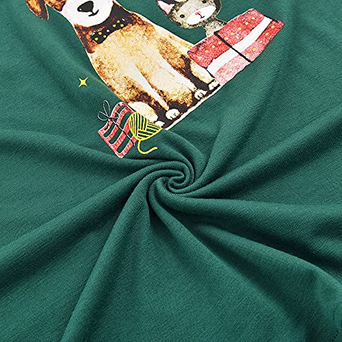 2PCS di vestiti natalizi per abiti coordinati per