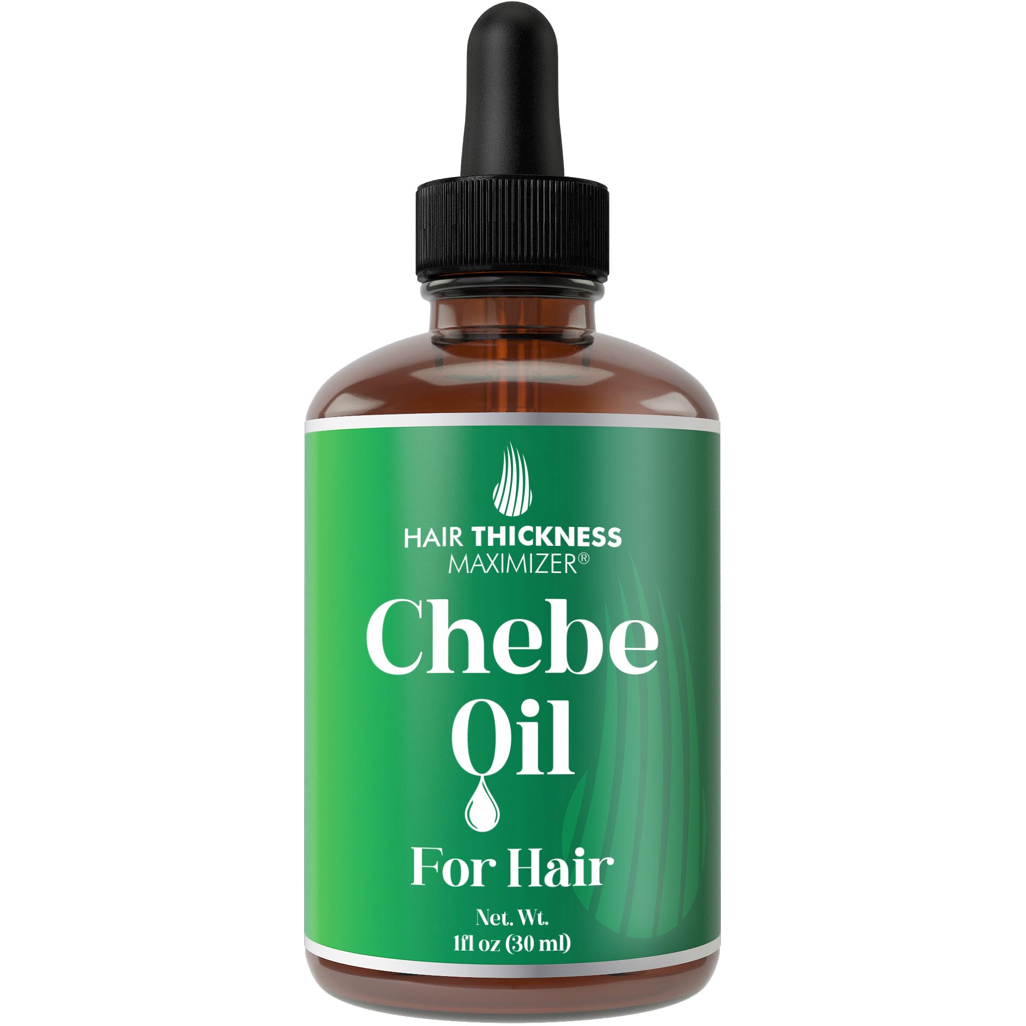Chebe Oil with Black Castor and Rosemary - Vegan Hair Treatment for Men and Women: Growth, Thickening, Moisturizing, Strengthening Dry, Weak Hair (1oz)