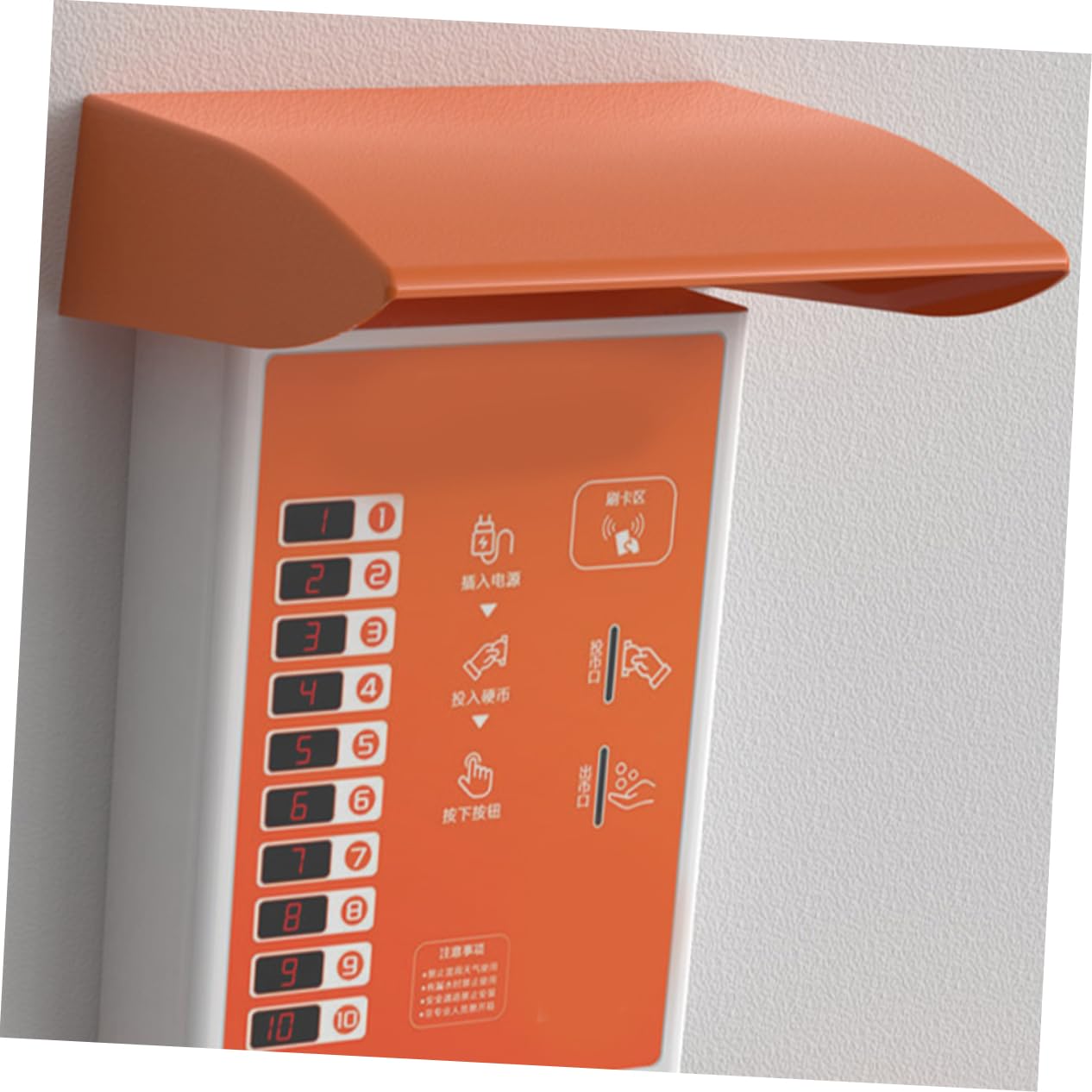 Mipcase Protezione Ricarica e Plastica Resistente per Arancione in Stazioni Elettrica Copertura Antipolvere Antipioggia Colonnina di Auto All'aperto Parcheggi Pubblici
