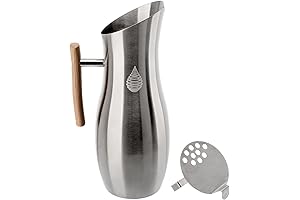 Invigorated Water Stainless Steel Pitcher with Lid