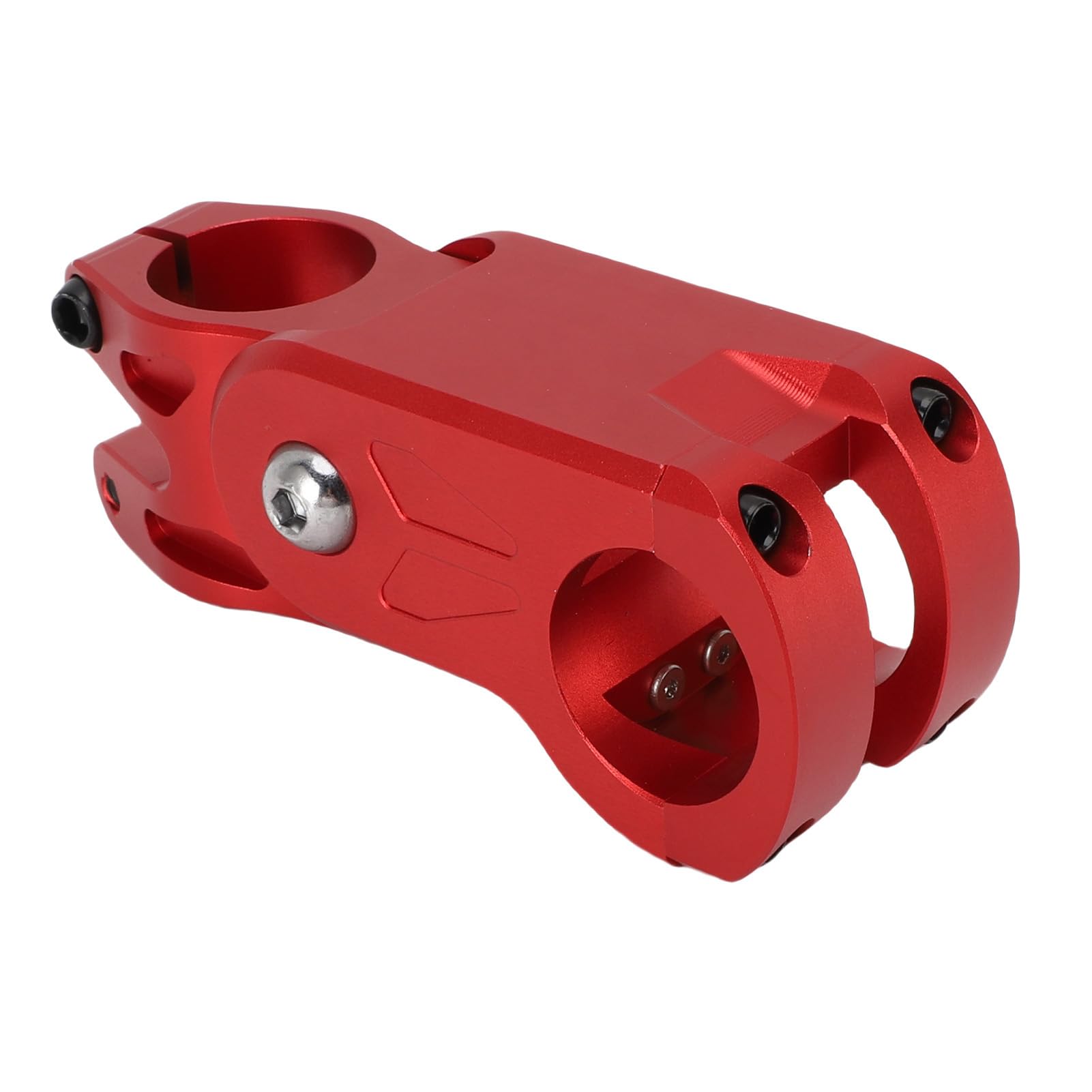 Tbest Wspornik Kierownicy Rowerowej ze Stopu Aluminium w Kolorze Czerwonym, Przeznaczony do Rowerów Szosowych i Górskich