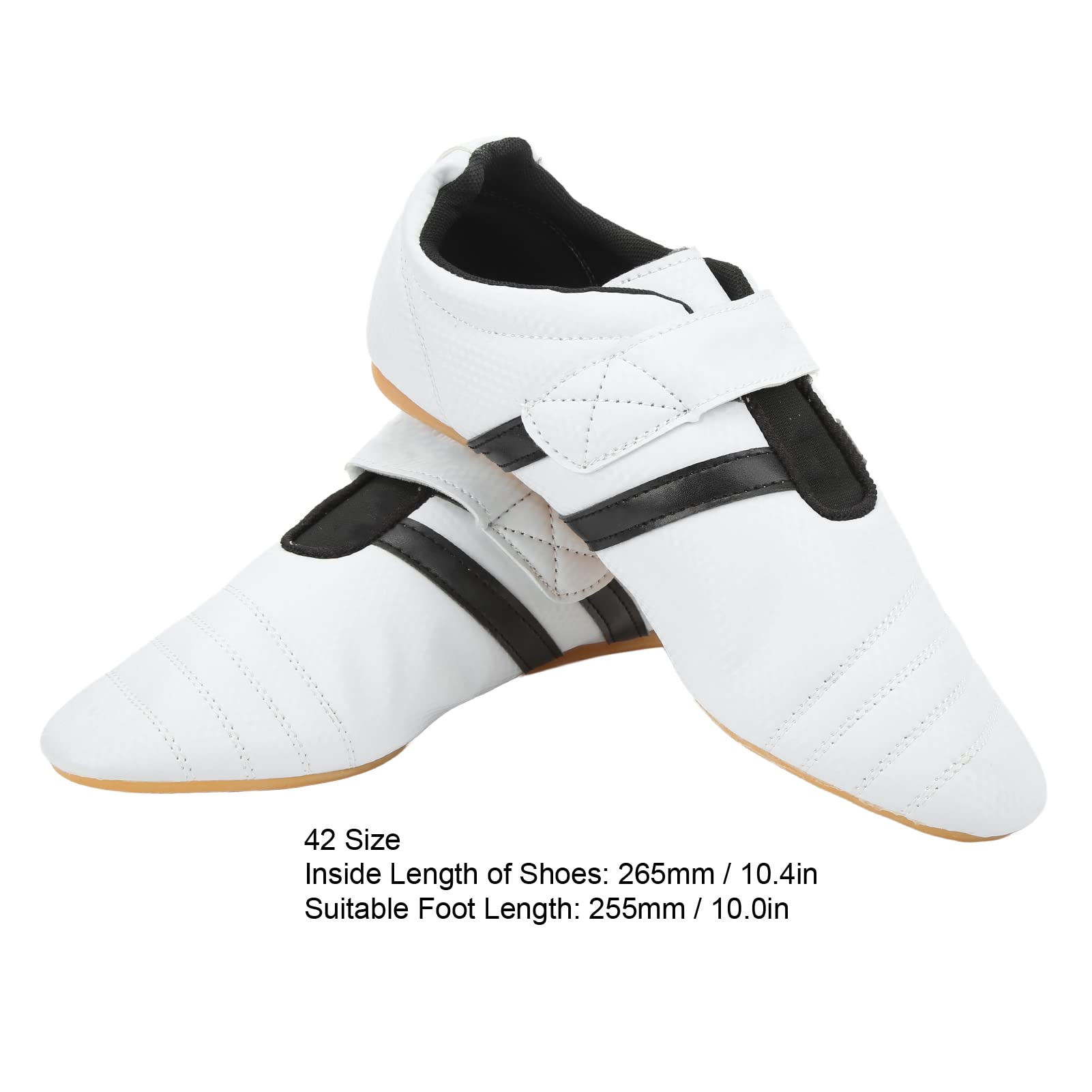 Buty Taekwondo Sztuki walki Sneaker Boks Karate Kung Fu Tai Chi Buty dla mężczyzn Kobiety Czarne paski PU Skóra Podeszwa Oxford Trwała lekka przeciwpoślizgowa Wygodne obuwie