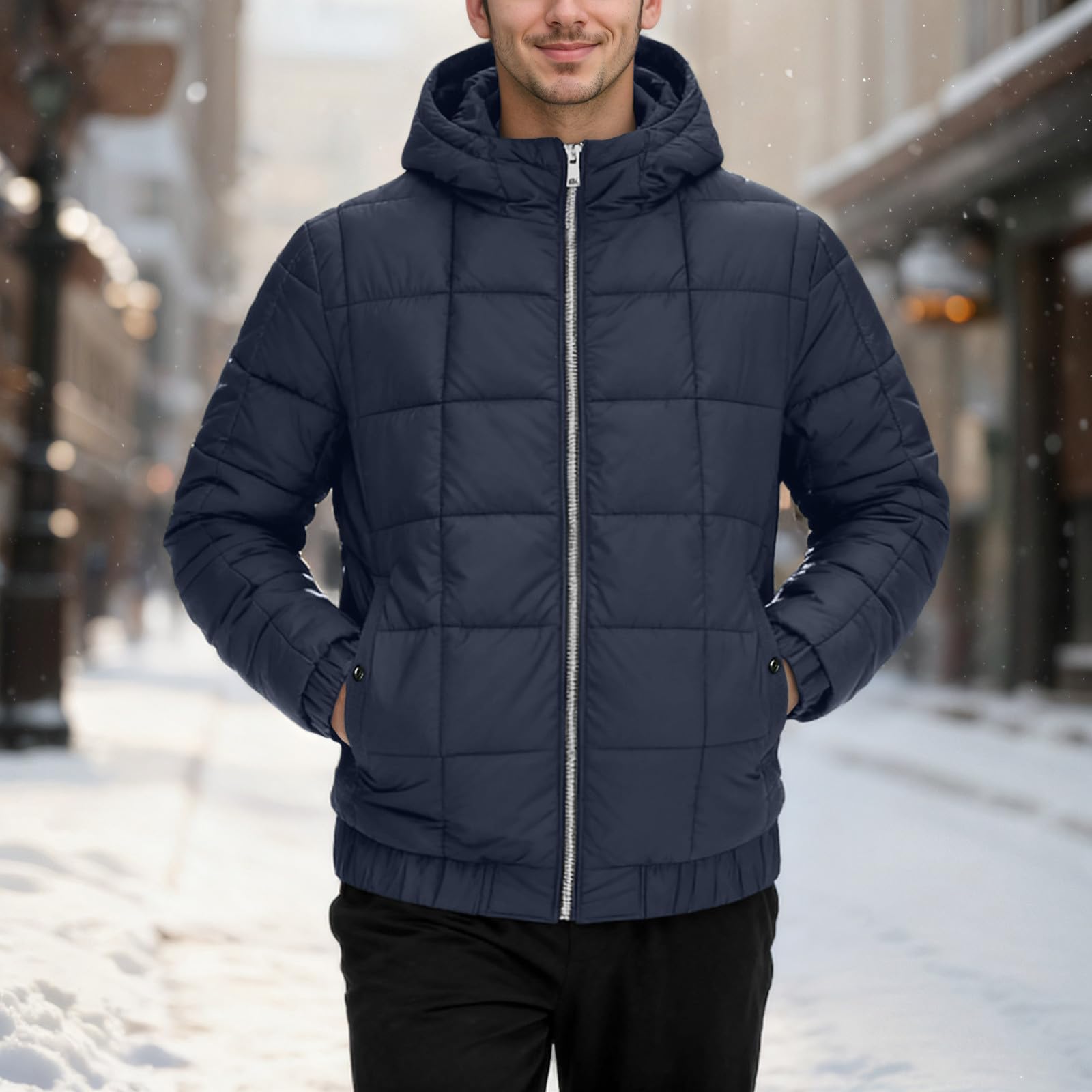 Générique Blouson Homme Hiver Veste De Travail Automne Bomber Manteau Polaire Mi Saison Vestes Sport Chaud Mens Fashion Aviateur Parka Tactique Manteaux D'hiver Moto Long Randonnée Blousons Bombers
