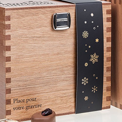 FABULOUS CHRISTMAS ? MIX - vierzig handgemachte Pralinen in einem Holzschatzkästchen - Schokolade - Geschenkideen… – Bild 4