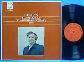 Amazon.co.jp: LP アシュケナージ ショパン 練習曲集 ASHKENAZY