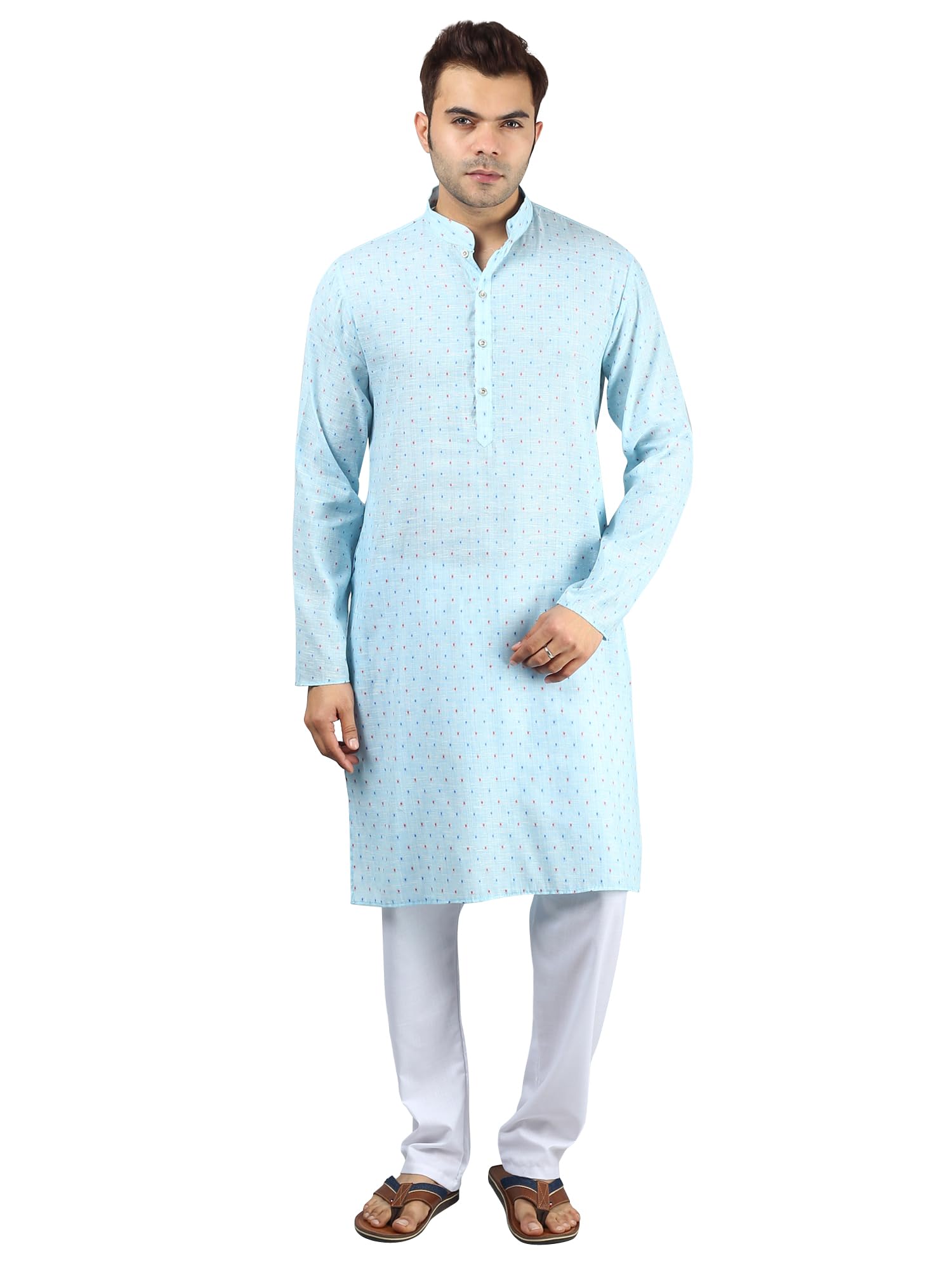 uri and mackenzie Mens Cotton Woven Casual Kurta Pajama set-picture-27