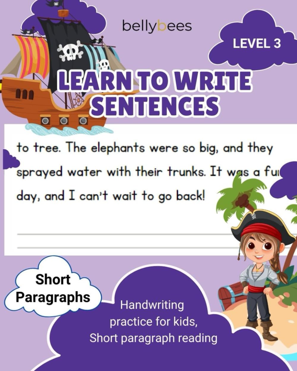 Paragraph Pros: Reading & Writing for Level 3: Sentence writing practice for kids, Reading and paragraph writing for kids: 2 (Big Kid Workbooks)