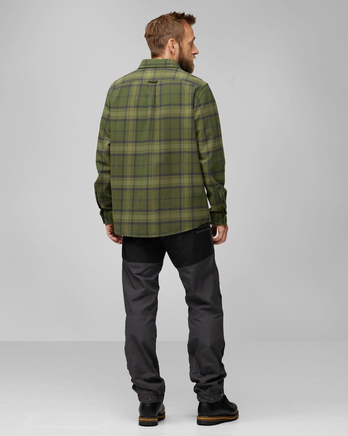 Fjällräven Övik Twill M T-shirt męski, Deep Forest/Green, XXL