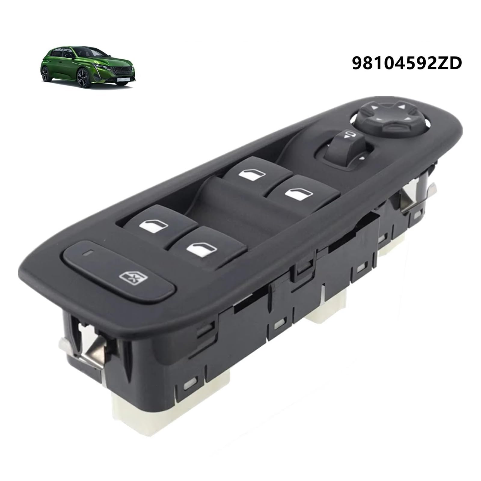 Interruttore finestrino per Peugeot 308 408 Pulsantiera Finestra