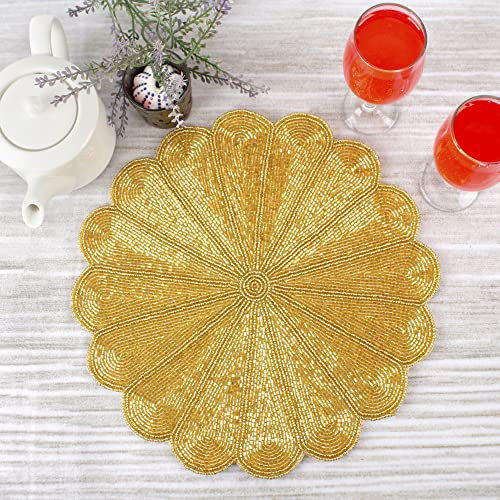 Cleentable 74176 Beaded Table Mat, Coffee Table Beaded Mat, Placement Mats thumb #4