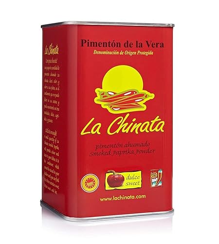 La Chinata. Pimentón Ahumado Dulce en Polvo. Lata de 26.46 oz (1.65 libras).