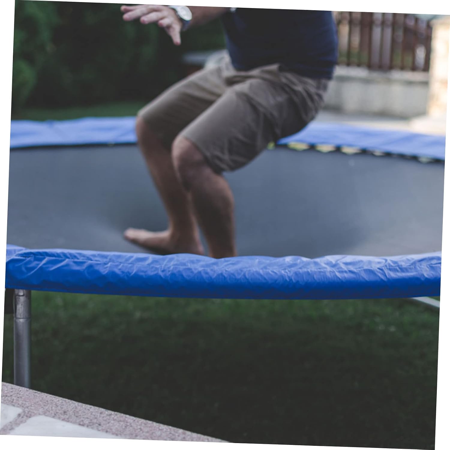 1pc Replacement Trampoline Jump Mat Breathable Mesh Design Easy Installation Compatible Trampolines Diameter Hooks