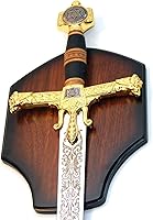 Vista 2 de Ace Martial Arts Supply Espada del rey Salomón con estrella de David con placa de exhibición