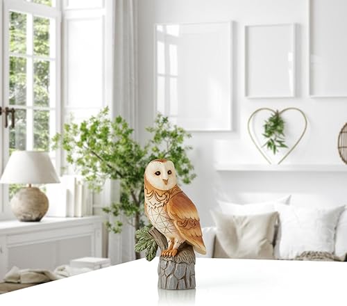 Miniatura 5 de Enesco Jim Shore Heartwood Creek - Figura de pájaro y búho granero, 6 pulgadas, multicolor