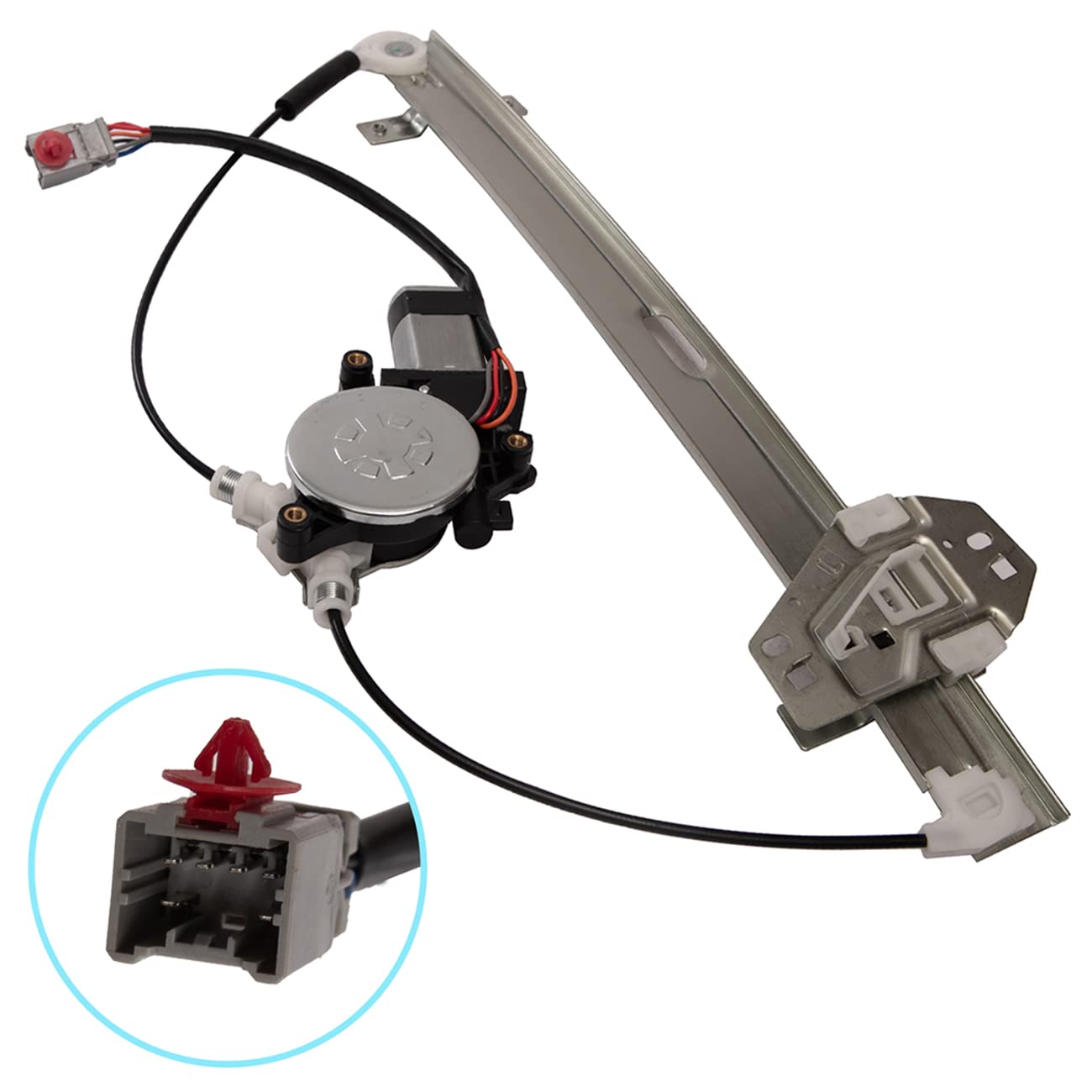 TUCAREST 748-131 Front Left Power Window Lift Regulator With Motor Assembly (Driver Side) Compatible With 2003-2011 Honda Element [# 88844 660116 72250-SCV-A03 72250SCVA02]