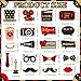 Movie Night Theme Party Decorations Now Showing Photo Booth Props for Movie Theater Themed Red Carpet Birthday Party Favors Supplies, 21 Pieces