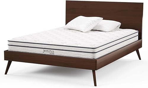 Miniatura 186 de Modway Jenna - Colchón King de muelles interiores (8 pulgadas), Tela, Blanco