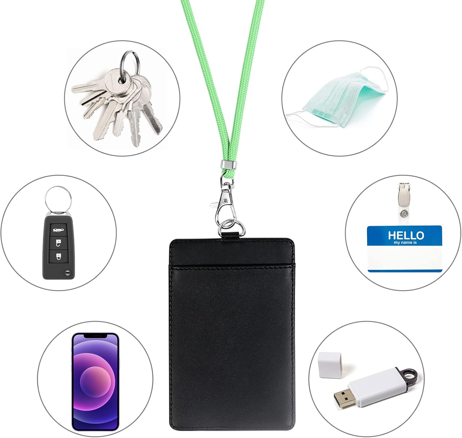 Tour De Cou Telephone, Universelle Cordon Telephone Portable Collier De Smartphones Pour Et Poignet Laniere Patch