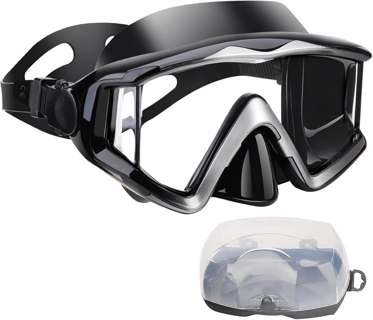 Diving mask Anti-Fog Swimming Snorkel mask Suitable for Adults Scuba Dive Swim Snorkeling Goggles Masks