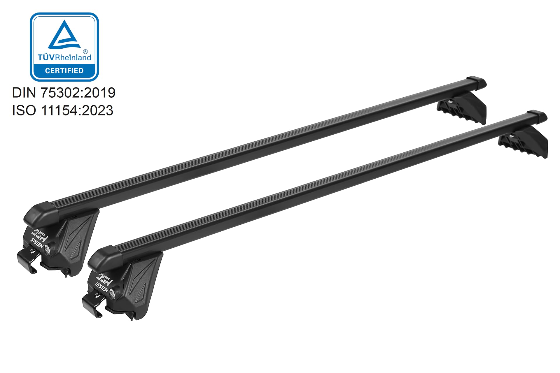 Bacas Barras de Techo RIELES Compatible con Opel Zafira C Tourer MONOVOLUMEN 5-Puertas 2012-2019 MAX 100 kg 112 cm Acero