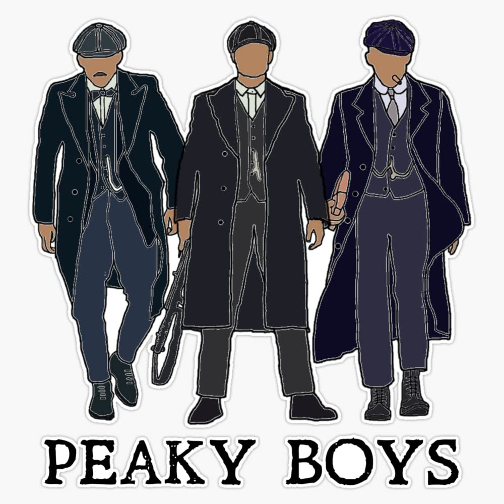 Peaky Boys: Peaky Blinders Bumper Sticker Vinyl Decal 5 inches