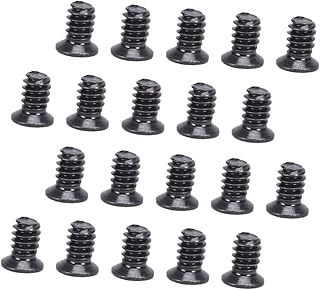 UKCOCO 100 PCS computer hard drive screws Flat Head Screw HDD Screw Computer Part computer screws Computer Supply Screw for HDD Screw for Hot Swap Caddy black nickel Chassis Accessories