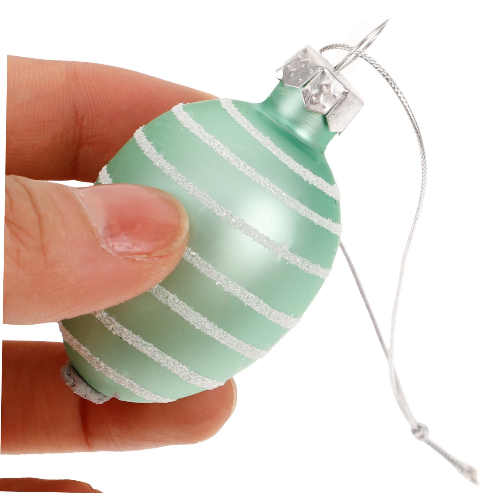 Amosfun 60pezzi Uova Di Pasqua Decorative Ornamenti Appesi Per Decorazioni Festive e Atmosfera Pasquale Elegante Per Casa e Giardino