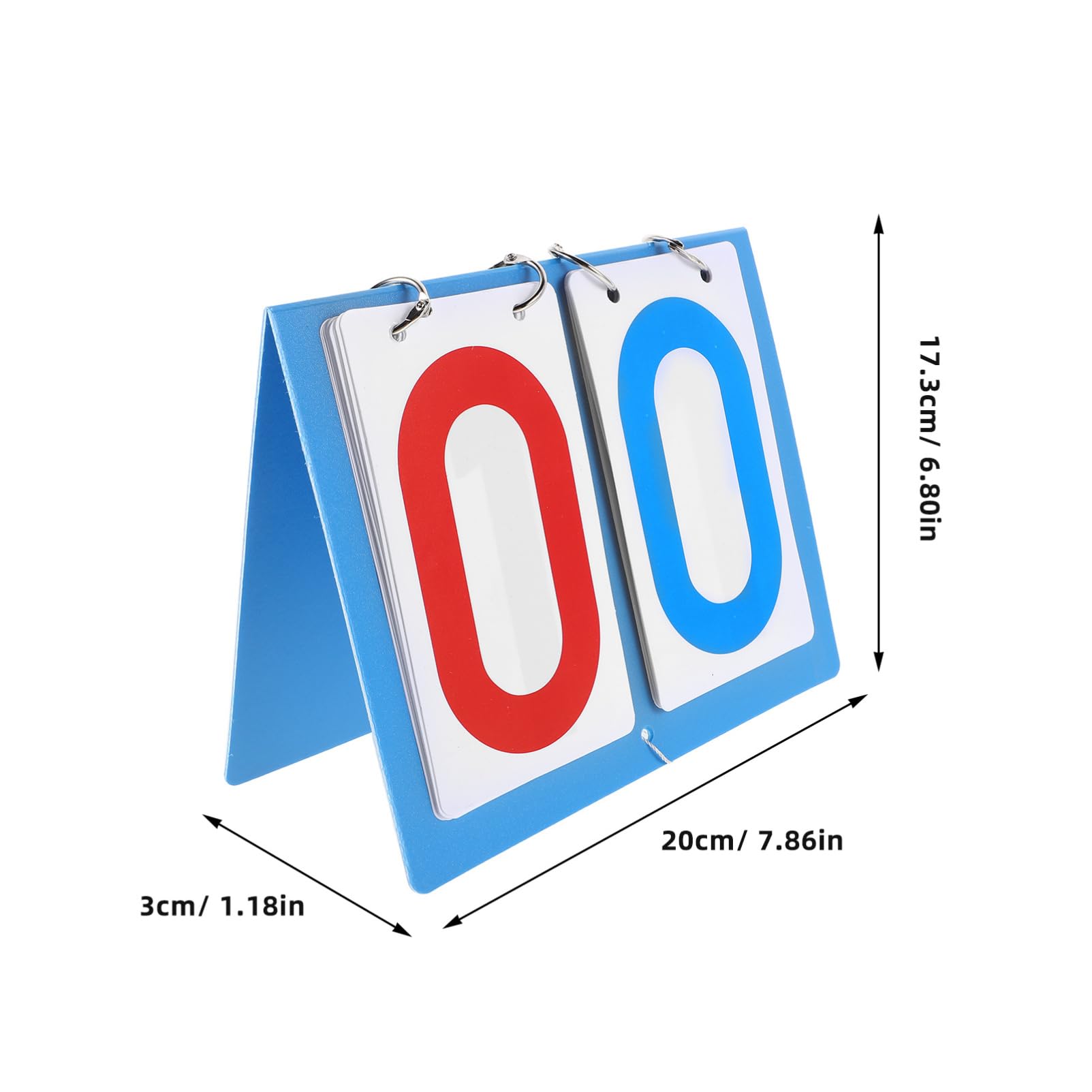 VICASKY Portable Score Keeper Flip Scoreboard for Multi Sports Display User Friendly Design for Volleyball Basketball Soccer and More Tracking Flipper