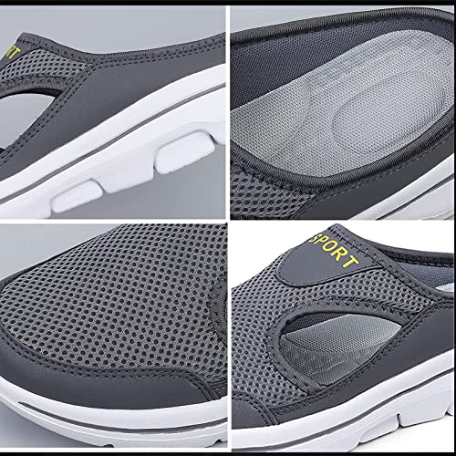 Lymard Meaboots Sports Sandals, Meaboots Men's Comfort Breathable Support Sports Sandals,Orthopedic Stretch Sports Sandals, Orthopedic Sandals For Men, Meaboots Sandals (Grey,10.5) #TOP3