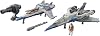 Buzz Lightyear Disney Spaceship Vehicle 2-Pack, Hyperspeed Series XL-01 and XL-15 Space Jets 7 Inch and Mini-Figure , 4 Years and up