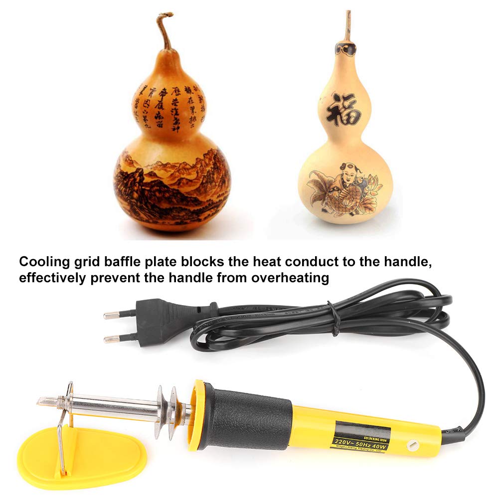 Brandmalerei Set Mit 2 Stiften - Temperatur Einstellbar 350-500°C Für Holz & Leder