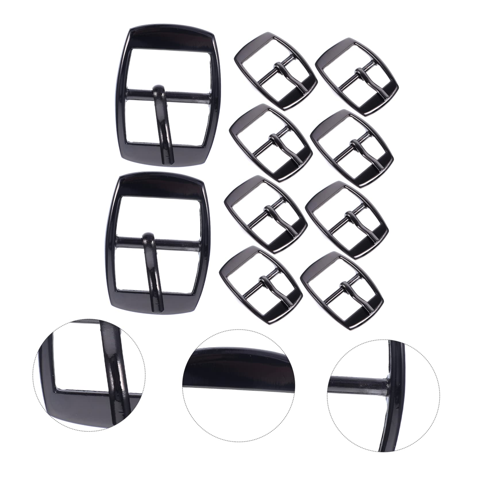 20 Piezas Hebilla De Cinturón Zapatos Hebillas De Bricolaje Suministros De Ropa DIY Hebillas De Mochilas Hebilla De Repuesto Para Cinturón Generales Bolsa De Repuesto