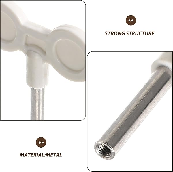 オルゴール用巻き上げキー 2個セット 金属製 27mm ミュージカルメカニズムキー DIYオルゴール作成用交換部品 巻き上げ機構の修理に最適 - 3