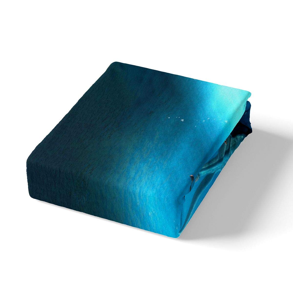Octopus - Juego de funda de edredón y funda de edredón para niños y niñas, diseño de tiburón, color azul