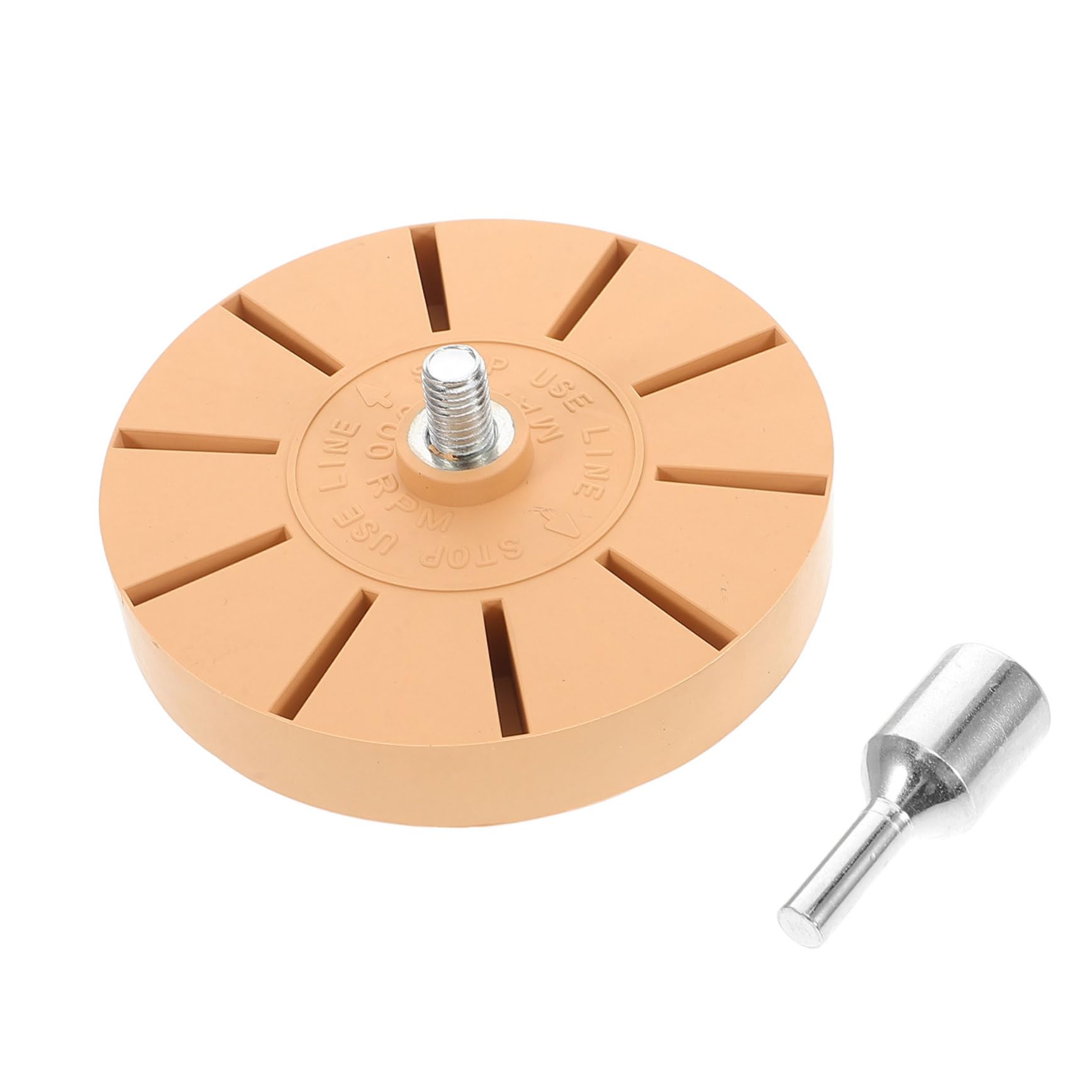 Cabilock Efficient Decal Removal Tool 88mm Airway Buffing Wheel Abrasive Wheel for Sticker and Adhesive Removal