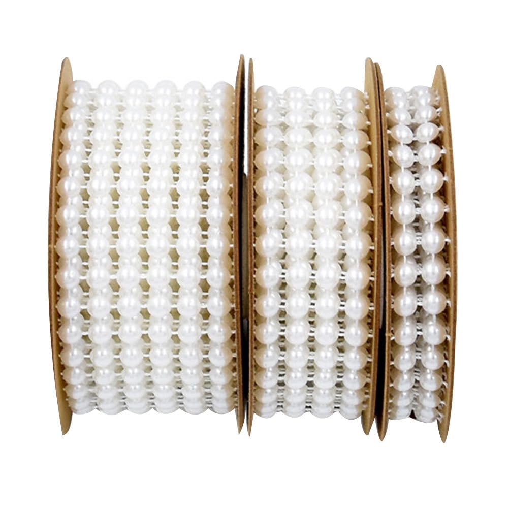 Rouleaux de perles pour décoration de table de fête et loisirs créatifs DIY