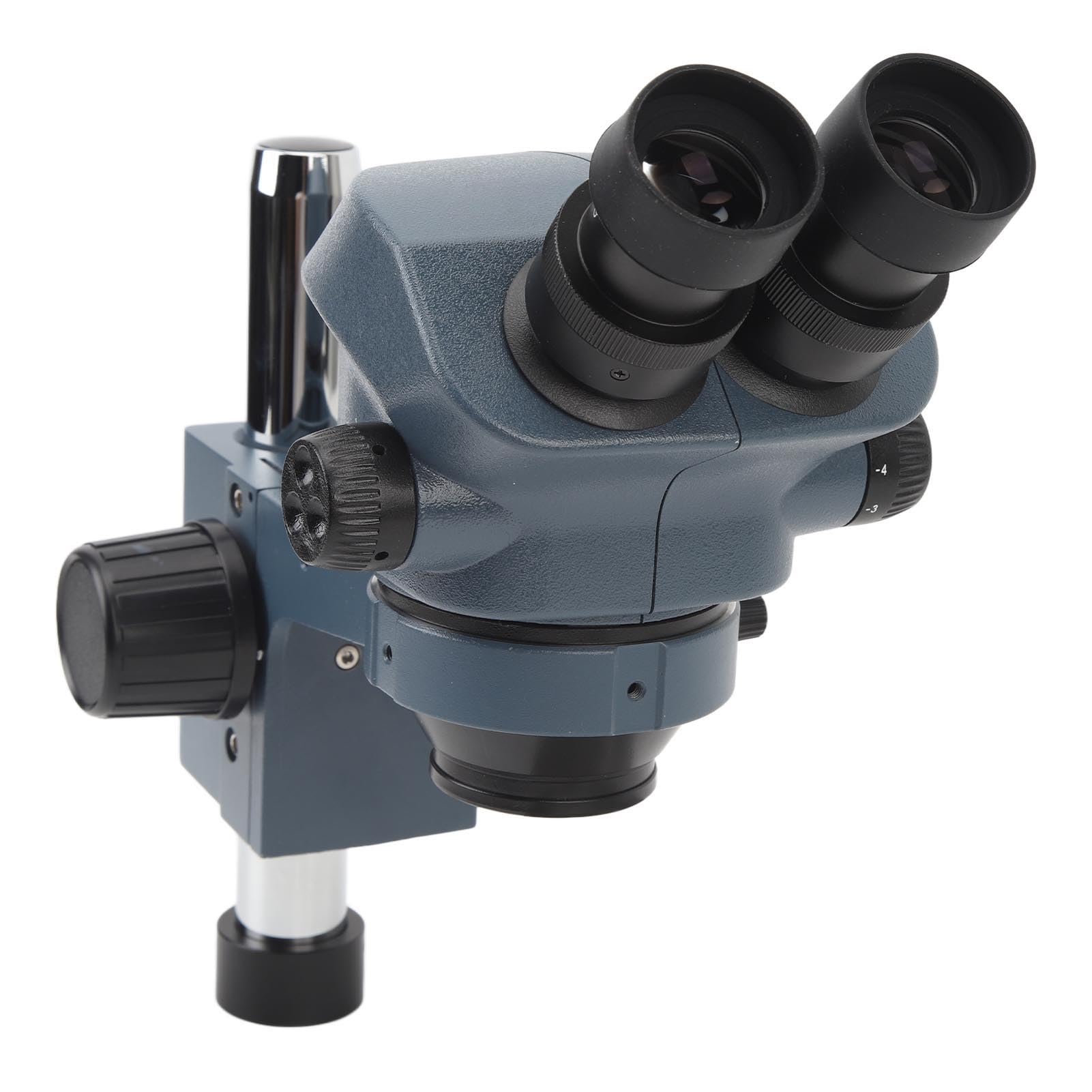 Microscopio Estéreo Trinocular, Aumento 7X-50X con Ocular WF10x22, Cabezal Binocular Giratorio de 360 ​​Grados con Inclinación de 45 Grados, para Inspección, Mantenimiento,