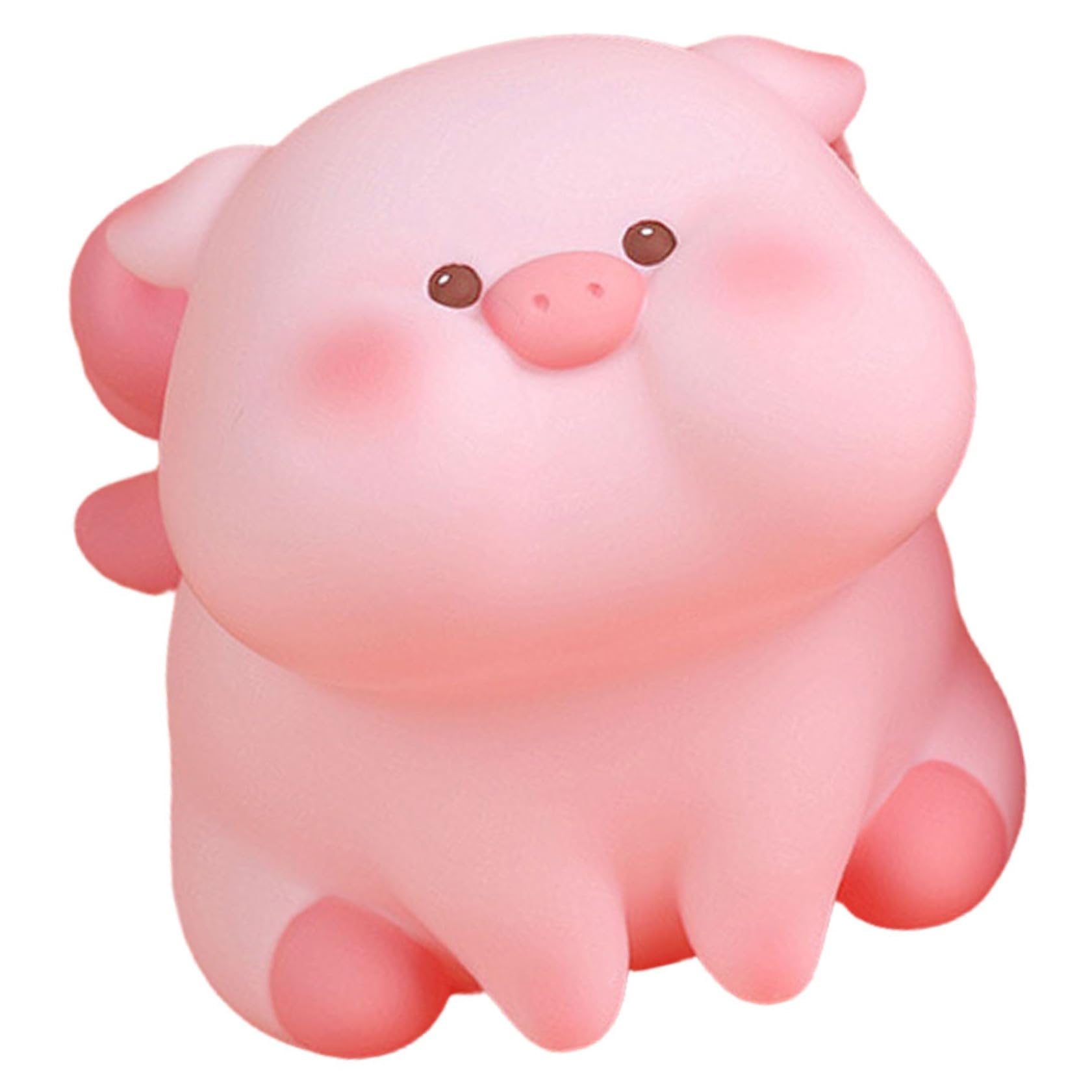 Tirelire cochon rose en vinyle pour transmettre la valeur de l'épargne